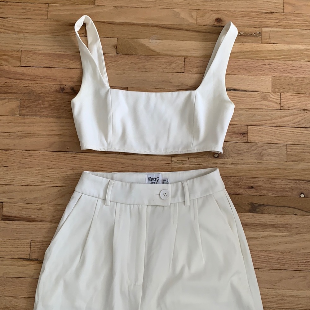 Princess Polly Huxley set - white